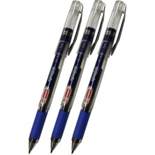 Artlantis Mavi Imza Kalemi 1.0mm 3 Adet Mikro Imza Kalemi Yeni Kasa MK-8526 Kalın Uçlu Pilot Kalemi Mavi Mürekkepli Okul Ofis Büro