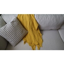 Müslin Tv Battaniyesi - Koltuk Örtüsü - Pike - 190/100