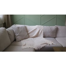 Müslin Tv Battaniyesi - Koltuk Örtüsü - Pike - 190/100