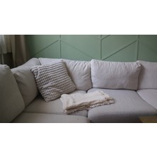Müslin Tv Battaniyesi - Koltuk Örtüsü - Pike - 190/100