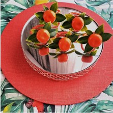 Tekno Trust 6'lı Yılbaşı Süsü, Mandalina Peçete Halkası, Peçete Yüzüğü