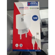 18 W Mtl Başlık ve Şarj Kablosu