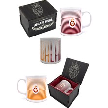 Galatasaray Orijinal Kupa Gs Orijinal Lisanslı Mug, Özel Ahşap Kutulu