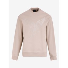 Armani Exchange Bisiklet Yaka Bej Erkek Sweatshırt 6dzmae Zjkbz 17ab