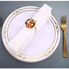 Tekno Trust Yeni Yıl - Noel - Yılbaşı- 2025 Yılbaşı Peçetelik 3 Adet