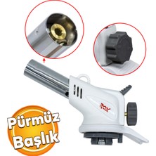 Badem10 Çakmaklı Pürmüz 153ROXT05AF Torch Rox Kamp Piknik Kamp Mangal Mutfak Ateş Tutuşturucu 1 Adet