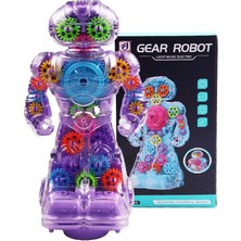 Sesli ve Işıklı 360 Derece Dönen Oyuncak Robot