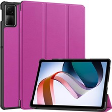 Beautylife Store Redmi Pad Se 11 Inç Darbeye Dayanıklı Tablet Kılıfı, Otomatik Uyku/uyandırma Fonksiyonlu Tablet Kılıfı Mor (Yurt Dışından)