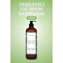 Maru Yıpranmış Saçlar Için Onarıcı Prebiyotik Şampuan - Tuzsuz & Vegan 400 ml 