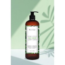 Maru Yıpranmış Saçlar Için Onarıcı Prebiyotik Şampuan - Tuzsuz & Vegan 400 ml 