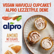 Alpro Şekersiz Badem Sütü 2 x 1 lt Laktozsuz Bitkisel Vegan Süt