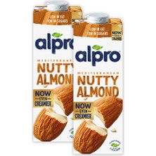 Alpro Badem Sütü 2 x 1 lt Laktozsuz  Bitkisel Vegan Süt