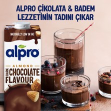 Alpro Bitter Çikolata Badem Içeceği 2 x 1 lt Laktozsuz Bitkisel Vegan Süt