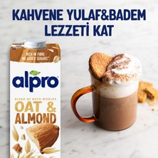 Alpro Yulaf & Badem Içeceği 2 x 1 lt Laktozsuz Bitkisel Vegan Süt