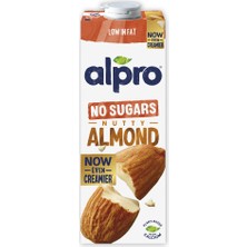 Alpro Şekersiz Bademli İçecek 1L