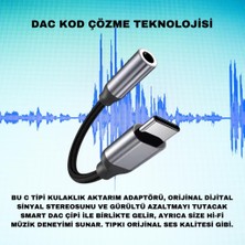 Polham 15CM Type C To 3.5mm Aux Kulaklık Ses Dönüştürücü Adaptör, Hifi Ses Destekli Çevirici