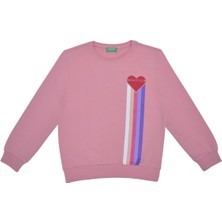 Kız Çocuk Sweatshirt - Pembe