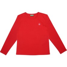 Kız Çocuk T-Shirt - Kırmızı