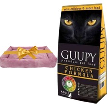 Guupy Kedi Maması Tavuklu 15 Kg, Yatak Hediye