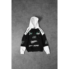 Octagon Sweatshirt Off-Road Baskılı Siyah