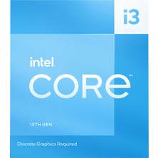 Intel Core i3 13100F 3.40GHz 4 Çekirdek 12MB Önbellek LGA1700 Soket 10nm Kutulu Box İşlemci