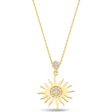 ÇGK KUYUMCULUK Güneş Altın Kolye  CGKKLY141