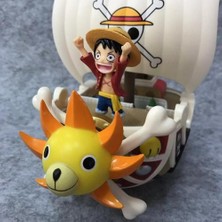 Sanlindou One Piece Deniz Kıyısı Şapka Korsan Grubu Wanli Sunshine Sun 21CM Model Anime Karakter Çocuk Oyuncak Noel Hediyesi | Aksiyon Figürleri (Yurt Dışından)