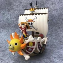 Sanlindou One Piece Deniz Kıyısı Şapka Korsan Grubu Wanli Sunshine Sun 21CM Model Anime Karakter Çocuk Oyuncak Noel Hediyesi | Aksiyon Figürleri (Yurt Dışından)