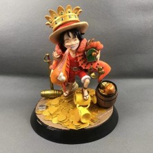 Sanlindou One Piece Deniz Hip Şapkası Korsan Kaptan Hazine Luffy El Yapımı 18CM Model Anime Karakter Çocuk Oyuncak Noel Hediyesi | Aksiyon Figürleri (Yurt Dışından)