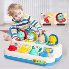 Jnby Bebek Pop Up Oyuncak Hayvan Peekaboo Anahtar Düğme Kutusu Hazine Sürpriz Kutusu Saklambaç Oyunu Bebek Eğitici Montessori Oyuncakları Oyunları (Yurt Dışından)
