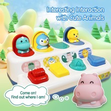 Jnby Bebek Pop Up Oyuncak Hayvan Peekaboo Anahtar Düğme Kutusu Hazine Sürpriz Kutusu Saklambaç Oyunu Bebek Eğitici Montessori Oyuncakları Oyunları (Yurt Dışından)