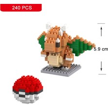 Jnby 66 Adet Küçük Bina Nanoblock Karikatür Pikachu Hayvan Modeli Eğitim Oyunu Grafikleri Oyuncakları Çocuklar Için Doğum Günü (Yurt Dışından)