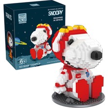 Jnby Gerçek Fıstık Anime Snoopy Figürleri Kawaii Karikatür Yapı Taşları Oyuncak Tuğlaları Çocuklar Için Eğitici Oyuncaklar Birleştirin Hediyeler (Yurt Dışından)