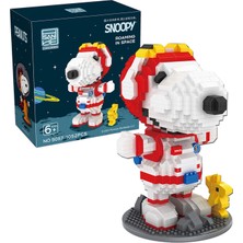 Jnby Gerçek Fıstık Anime Snoopy Figürleri Kawaii Karikatür Yapı Taşları Oyuncak Tuğlaları Çocuklar Için Eğitici Oyuncaklar Birleştirin Hediyeler (Yurt Dışından)