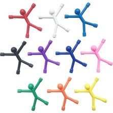 Jnby Novelty Mini Man Flexible Fridge Magnets Funny Gifts Toys For Kids Adults Office Home And Student Clroom Prizes (Yurt Dışından)