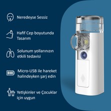 Omron Mini Hava 360 + Taşınabilir Mesh Nebulizatör