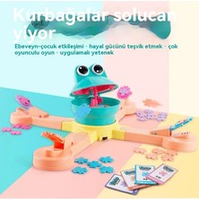 Elegance Emporium Eğlenceli Kurbağa Projeksiyon Besleme Böcek Yeme Oyunları Eğitici Oyuncaklar (Yurt Dışından)