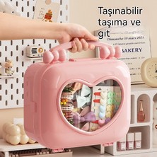 Elegance Emporium Çocuk Saç Aksesuarları Başlık Lastik Bandı Taşınabilir Büyük Kapasiteli Depolama Kutusu Oyuncak (Yurt Dışından)