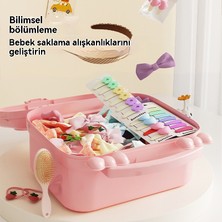 Elegance Emporium Çocuk Saç Aksesuarları Başlık Lastik Bandı Taşınabilir Büyük Kapasiteli Depolama Kutusu Oyuncak (Yurt Dışından)