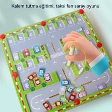 Elegance Emporium Ahşap Çocuklar Manyetik Mektup Eşleştirme Park Kalemi Hareket Labirent Montessori Erken Eğitim Kalem Kontrol Eğitimi Eğitici Oyuncaklar (Yurt Dışından)