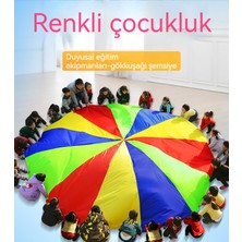 Elegance Emporium Gökkuşağı Şemsiye Anaokulu Çocukları Erken Eğitim Öğretim Yardımcıları Duyusal Entegrasyon Eğitimi Oyun (Yurt Dışından)