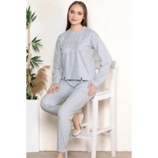 Flz Kadın Uzun Kol Kışlık Pijama Takımı Dowry 09-126