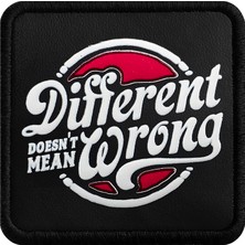 V1  Different Doesn't - 1 Kod Logolu Unisex Siyah-Siyah Bench (Patch)