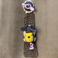 Uretti El Örgüsü Amigurumi Sevimli Fareler Oyuncak - 8 x 30 cm