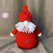 Uretti El Örgüsü Amigurumi Dekoratif Noel Baba - 17 x 22 cm