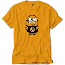 Z zepplin Minion Bmw Sarı T-Shirt