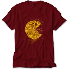 Z zepplin Star Wars Ölüm Yıldızı Kırmızı Tişört