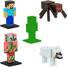 Minecraft 3D Figür Toppeez 5'li Set MC2040 Model 2