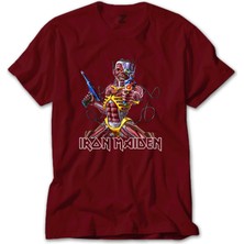 Z zepplin Iron Maiden In The War Kırmızı Tişört