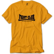 Z zepplin Fight Club Rule 1 Sarı T-Shirt